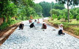 Các địa phương tích cực xây dựng nông thôn mới